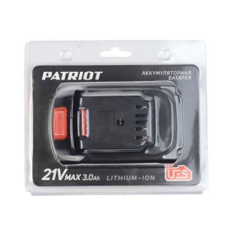 Patriot PB BR 21V, 21 V, Li-Ion, 3 Ach, UES, thin charging battery-8