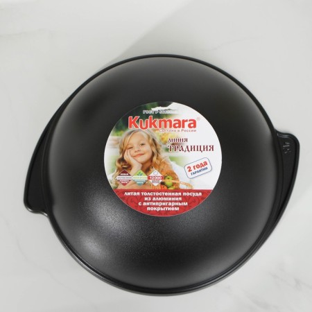 Kazan "Tradition", 4.5 l, glass cover, cast handles, anti -stick coating, black color-4