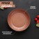 Porcelain salad Magistro Garland, 1250 ml, D = 23 cm, brown color