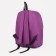 Youth backpack on lightning from textiles, external pocket, purple color