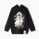 Sweatshirt (hoody) Children's minku: crush, black color, height 134 cm