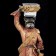 Polystone candlestick "English cartoons-pepa of warrior" 29x10x11.3 cm