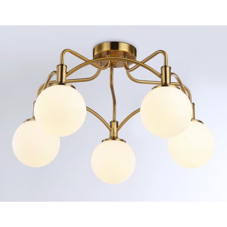 Suspended chandelier Ambrella Light, Traditional, TR3212, 5HE27, Color Gold-3