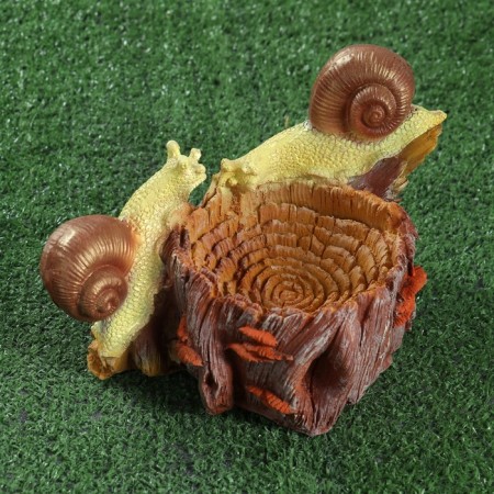 Garden figure "Snails-feeders" 24x15x14cm-6