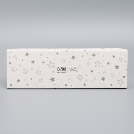 Confectionery box for mousse cakes "Stars", 27 x 8.6 x 6.5 cm-3