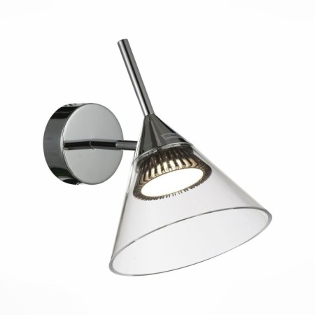 Sconces st. SL930.101.01. Cono. 1x7 W, LED, 4000K, 408 LM, 27x27 cm, chromium color