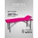 Cosmetological couch with a face-stro-stroong sv face opening, three-section, size 190 × 70 × 68-84 cm, color fuchsia