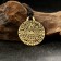 Amulet-traders "Calendar Aztecov No. 12, metallic