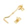 Wind hook (mod. 107-1), color gold