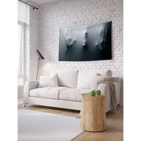 Decorative panel with photo printing "The terrible appearance", horizontal, size 150x200 cm