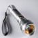Manual battery flashlight, 3 watts, 1200 mAh, cigarette lighter charge 16.5 x 8.5 x 8.5