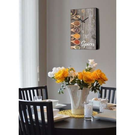 Carty clock is wall-mounted, for the kitchen, "spices", a smooth move, 57 x 35 x 4 cm-1