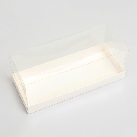 Box with a transparent lid for roll 30 x12x12 cm-1