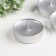 Candle in the Gilsa "Puck", silver, 6 pcs