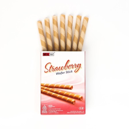 Willie Wafer biscuit sticks with strawberries, 40 g-2