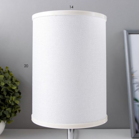 Table lamp "ABEIRO" 1x40W E27 white 14x14x30 cm.-4
