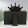 Photo frame Plastic in 2 photos 10x15 cm "Crown" Dark Gold 30x28 cm