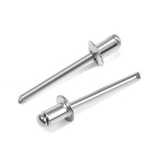 Rolls of the tundra krep, exhaust, aluminum-old, 4.8x8 mm, unpainted, 50 pcs