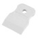 Spatula SIBRTTS 85831, white rubber, 40 mm