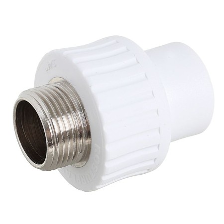 Combined clutch RTP, D = 20 mm x 3/4 ", external thread, polypropylene