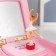 MODE MODE MUSE CHANTLE with a mirror "Big with a bear" Pink 5.3x12.5x14.5 cm