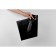 Courier bag with an adhesive valve, black 38 x 48 + 4 cm, 50 pcs