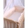 A set of sides in a crib with a canopy "Bear Vintage"