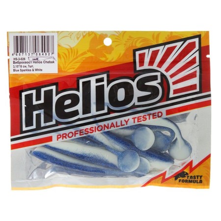 Helios Chebak Blue Sparkles & White, 8 cm, 7 pcs. (HS-3-026)-1