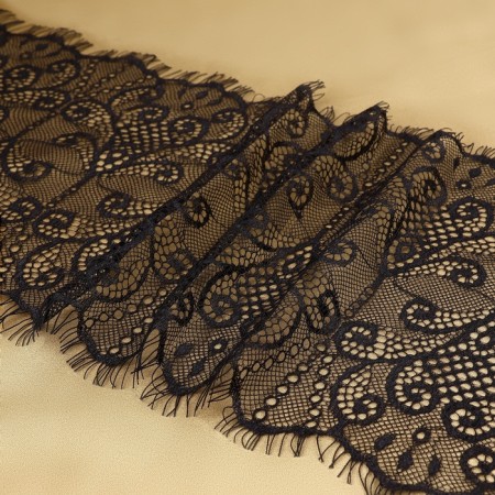 Lace cilia, 190 mm × 3 ± 0.5 m, black color-2