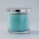 Aromatic giant in a glass "turquoise sky", soy wax, 10x10 cm