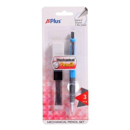 Mechanical pencil 0.7 mm Beifa Premium office, with an eraser, with interchangeable stiffles, anti -slip housing, mix-1