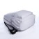 School backpack from textiles on lightning, 3 pockets, color gray color