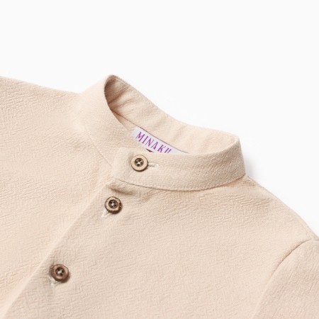 A set for a boy (shirt, shorts) minku, beige color, height 86-92-6