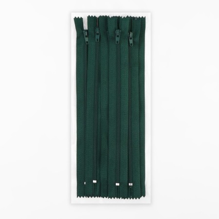 Lightning "Spiral", No. 3, non -proceeding, castle machine, 20 cm, emerald color, price for 1 piece-2