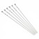 A set of skewers for barbecue 6 pcs, hilt - ring, width - 1 cm, 60 cm