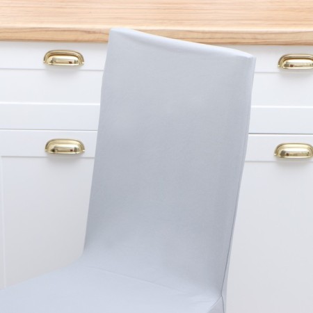 A case on a chair with a back, the color is gray, 90x40x40 cm, 100% p/e-1