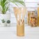 A set of kitchen supplies "Bamboo Forest", 3 items on a stand: 2 shoulder blades, spoon
