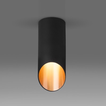Lamp Ceiling accent Elektrostandard, 7011, 7005 GU10 60x60x150 mm, IP20, black/gold color-2