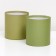 Set of round boxes 2B1, "dark green", without a cover, 10 x 10 x10.5 cm