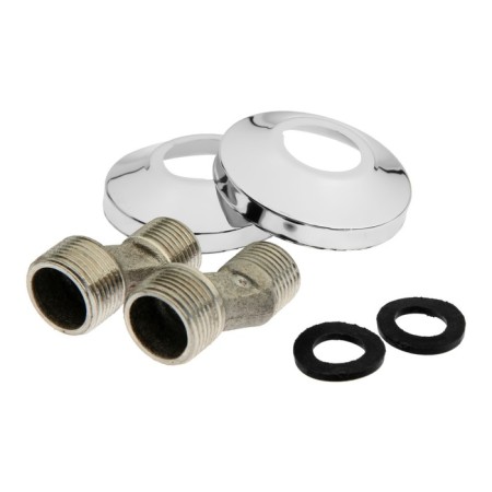 Bath mixer Zein Z0153, 35 mm cartridge, with shower set, chrome-9