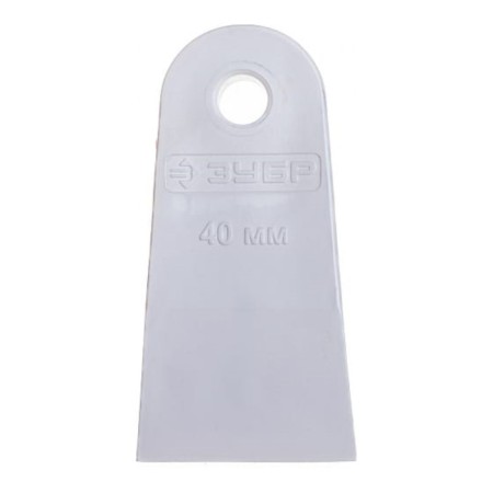Spatula bison master 1016-40_z01, rubber, white, 40 mm
