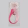 Local Locom "Bow", straight hair, on a hairpin, 32 cm, color mix
