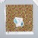 Scrapbooking paper "Summer wave" density 180 g 15.5x17 cm