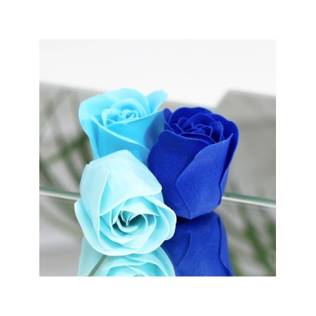 Soap roses, colored shades, set of 12 pcs.-6