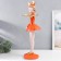 Souvenir Polystone stand "Girl Mishka's ears" Orange 69x30x25 cm