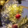 New Year's Christmas ball "warm and cozy evenings", for the New Year, d = 8 cm.