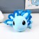 Soft toy "Axolotl", 45 cm, blue color
