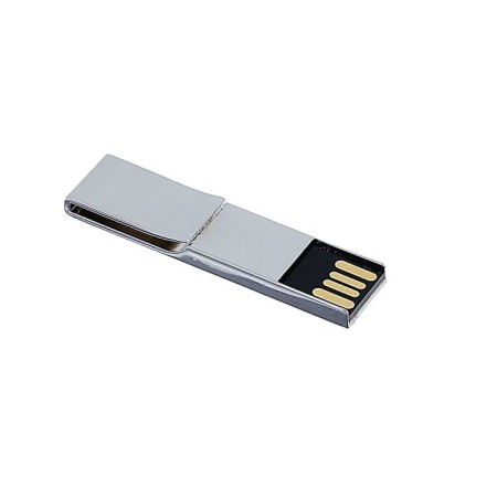 Flash drive, 8 GB, USB2.0, under UV laser/laser engraving/swabs, silver-1