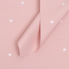 Film in sheets, 58 x 58 ± 5% cm, “hearts”, pale first-patch, 65 μm