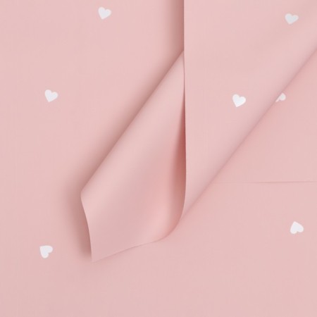 Film in sheets, 58 x 58 ± 5% cm, “hearts”, pale first-patch, 65 μm